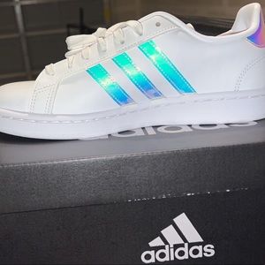 Adidas holographic 7 1/2 womens shoes